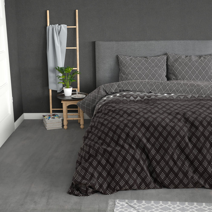 Flanel Cheng Antraciet