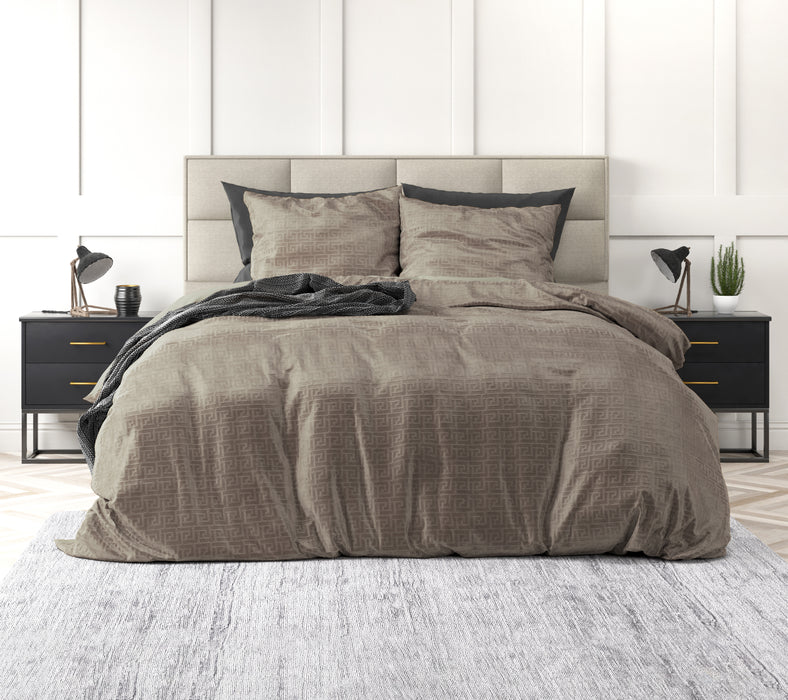 Embossed Velvet Fashion Taupe