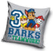 Paw patrol 3 barks for teamwork sierkussen 40X40 cm