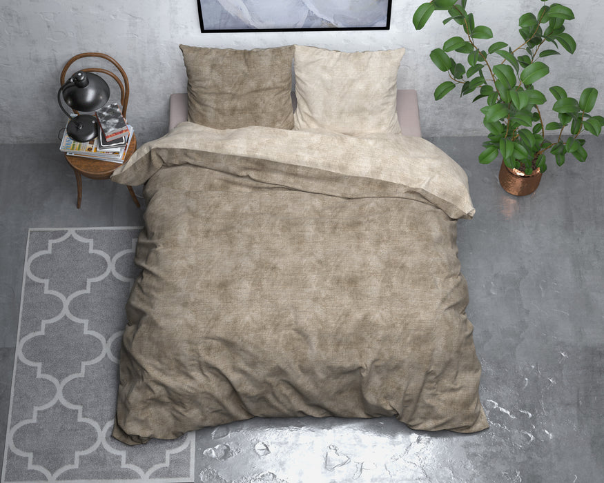 Flanel  Washed Cotton Taupe