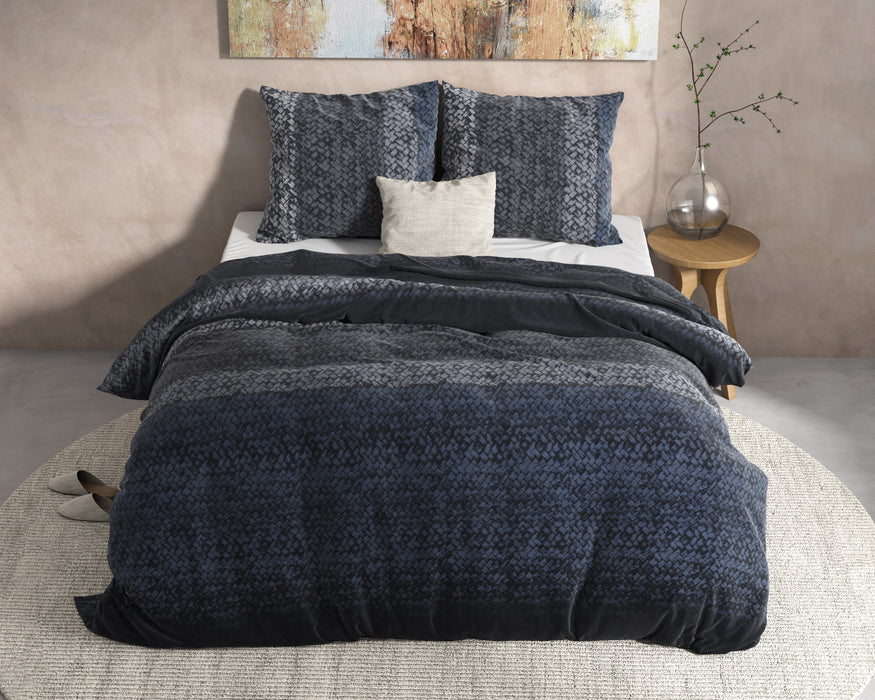 Flanel Gradient Knits Blauw