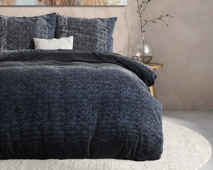 Flanel Gradient Knits Blauw