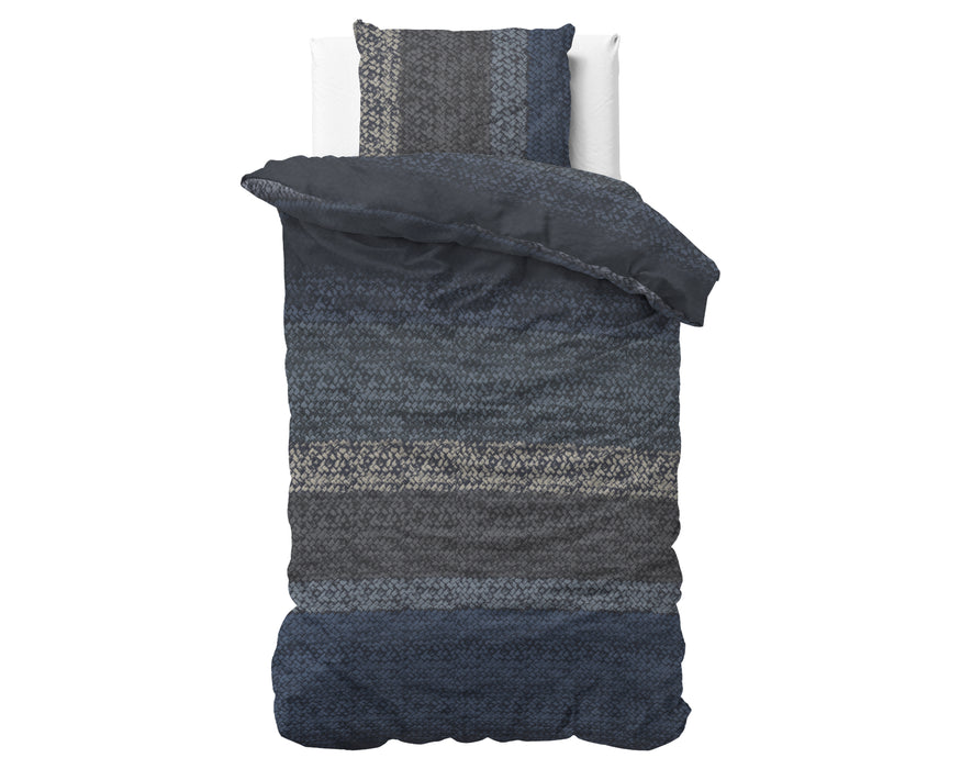 Flanel Gradient Knits Blauw