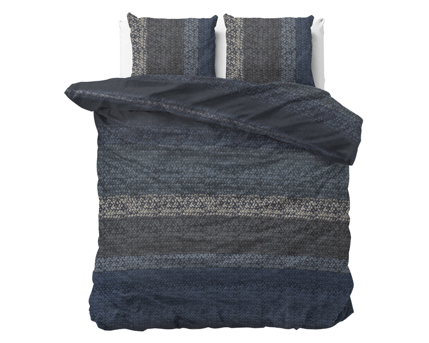 Flanel  Gradient Knits Blauw