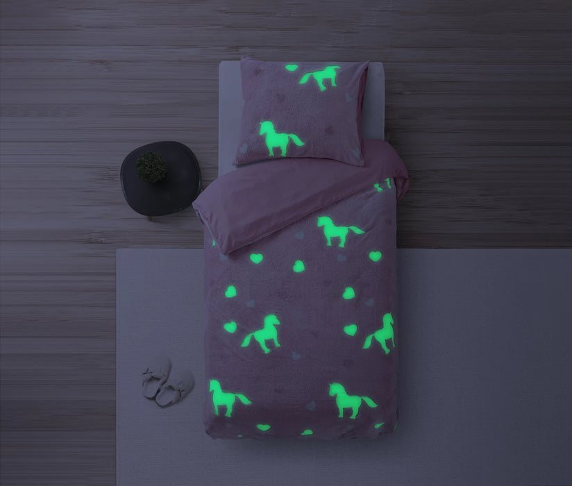 Glow in the dark Unicorn Roze