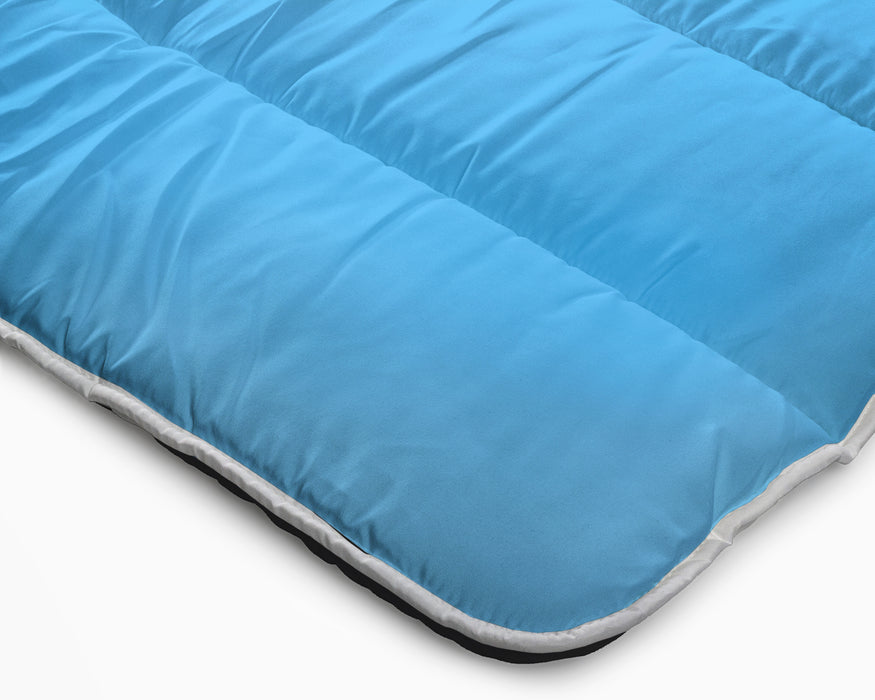 All-in one lazy dekbed Zwart/Blauw