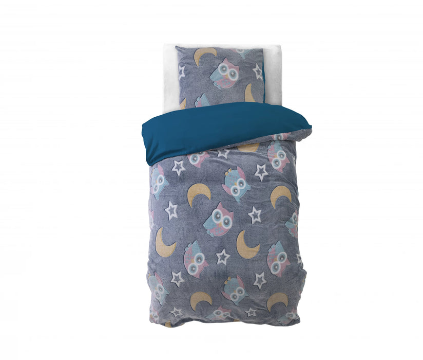 Glow in the dark Night Owl Blauw