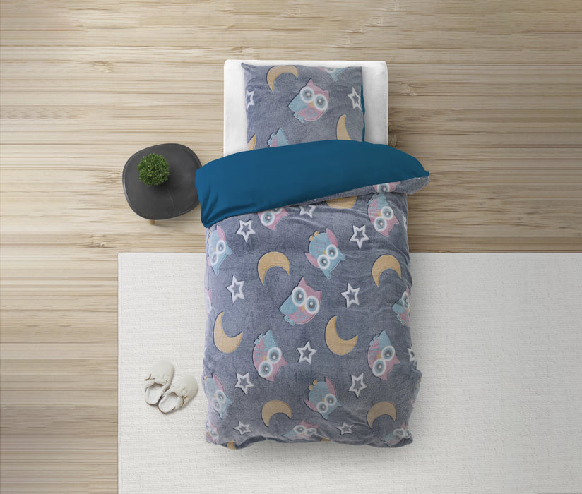 Glow in the dark Night Owl Blauw