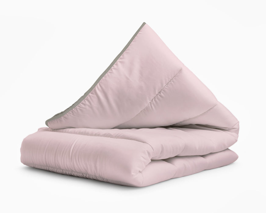 All-in One Lazy dekbed Kaki/Roze